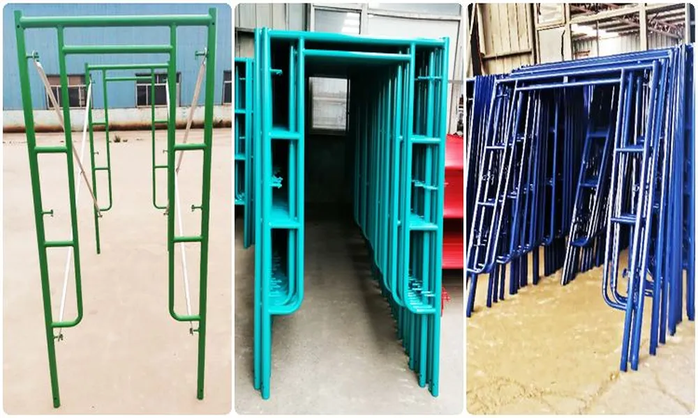 Open Walk Through Plaster Frame Scaffolding