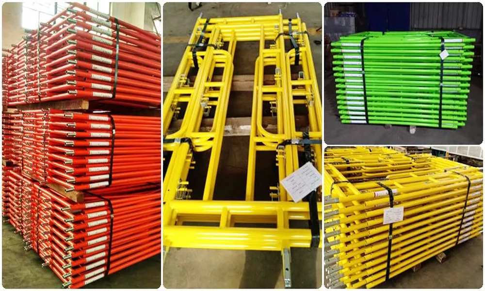 Open Walk Through Plaster Frame Scaffolding