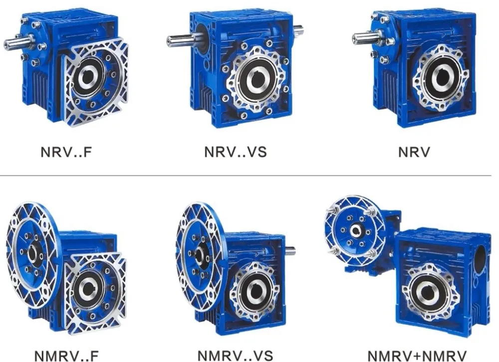 RDF-NRV Shaft Input Small Worm Gearbox / Worm Gear Speed Reducer
