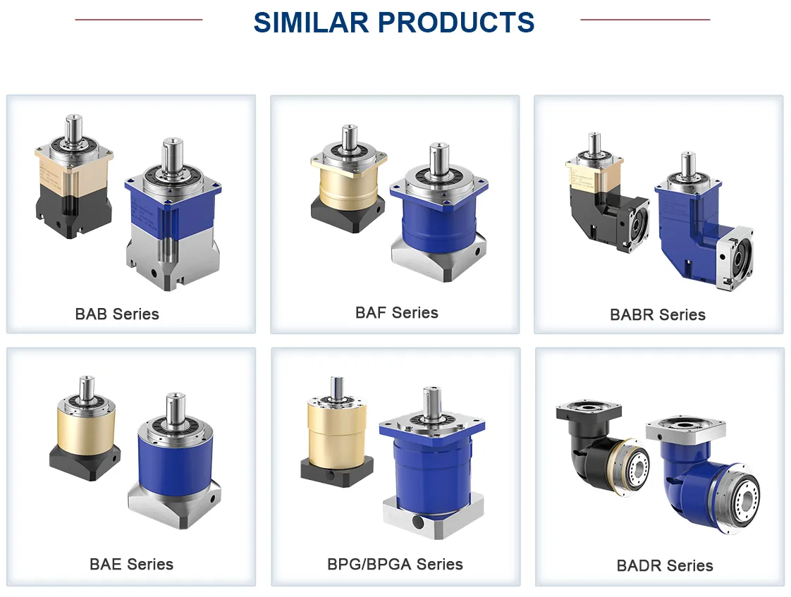 BAD Series High Precision High Speed Planetary Gearbox (Planetary Gear Reducer)