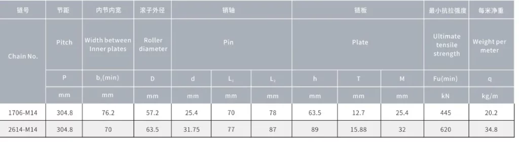 Other Types of Sugar Mill Chains