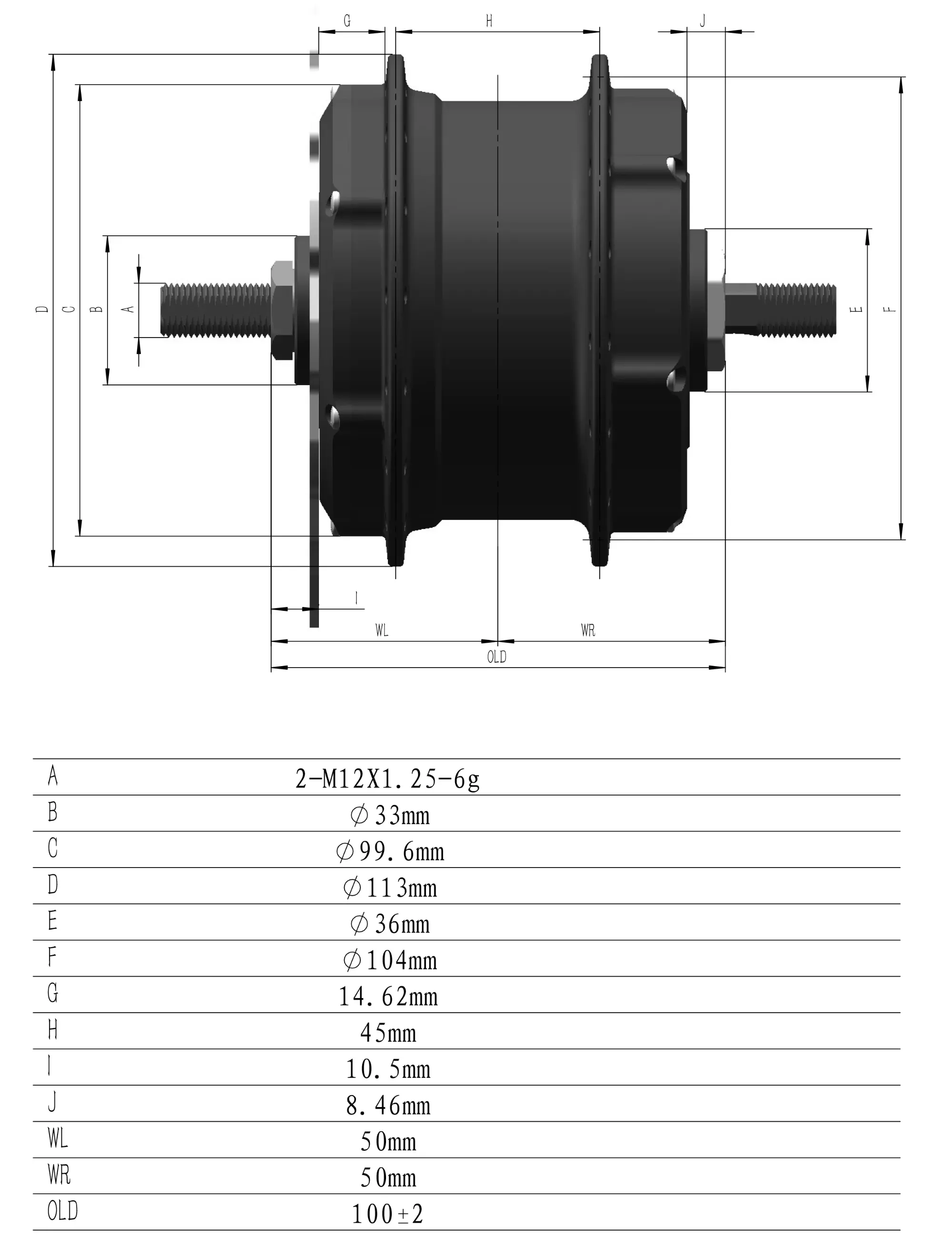 Raydafon P110 Front Motor Wheel with Controller Bicycle Conversion Kit