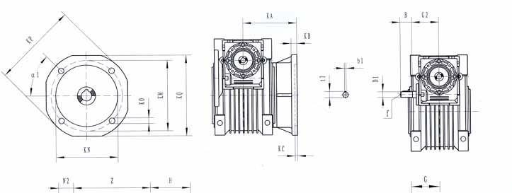 Combination Worm Gear Units