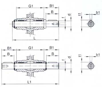 RDF-NMRV Worm Gearbox RDF-NRV Worm Gear Speed Reduction Unit