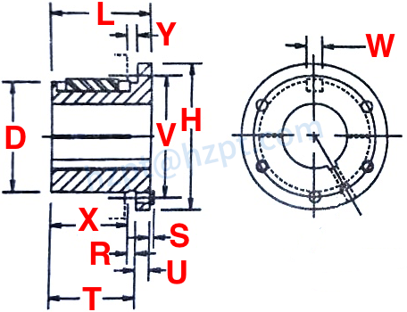 U0 Split Taper Bushings