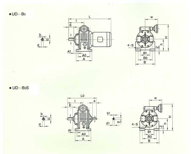 UD Series Planet Cone-disk Stepless Speed Variator