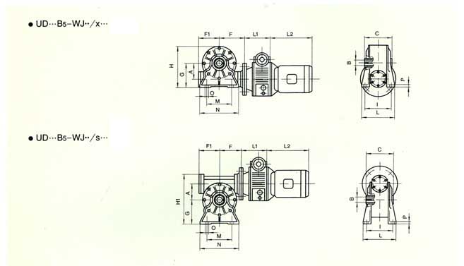UD Series Planet Cone-disk Stepless Speed Variator