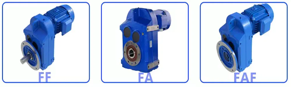 FA Series Helical Gearbox with Hollow Shaft Output