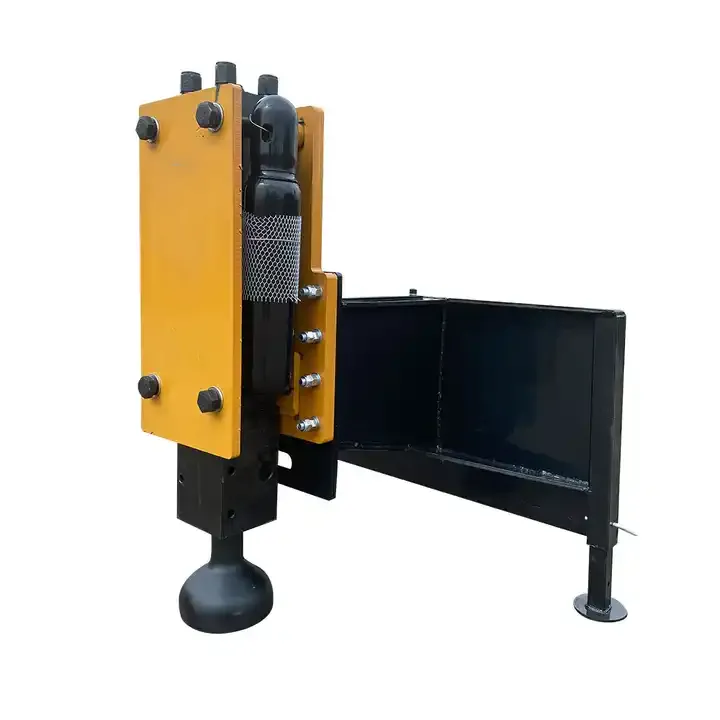 All Types Pile Hammer Post Driver For Wooden Fence Farm Work Skid Steer Loader Post Driver Hydraulic Post Driving Hammer