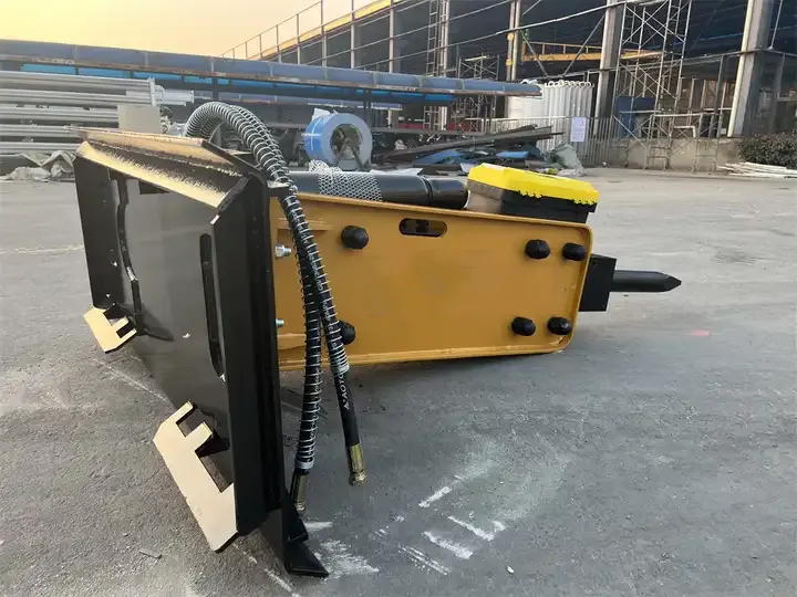 Hydraulic Grader Blade Articulated Wheel Loader With Skid Steer Loader Attachment