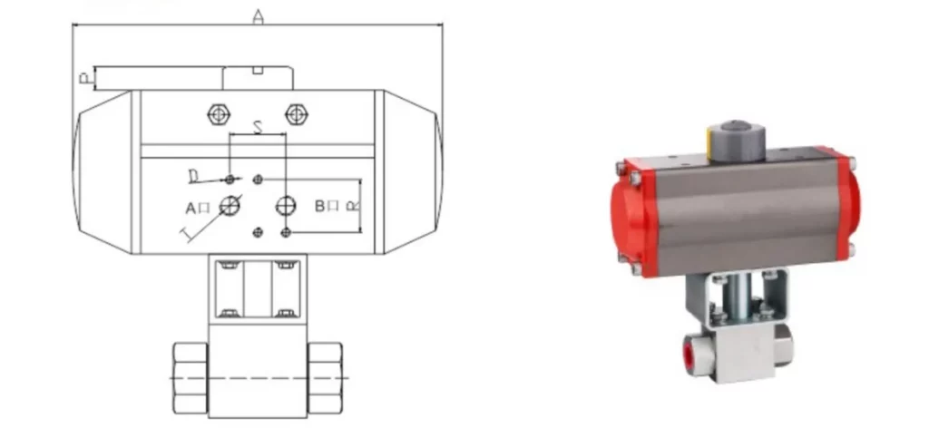 PBV Series Pneumatic Hydraulic Ball Valves