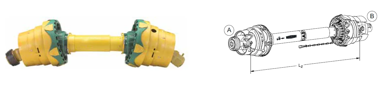 WWZ2380 Series PTO Shaft-Replacement of Walterscheid PTO Shaft