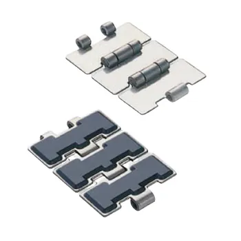 Stainless Steel Flat-top Chain With Rubber Top