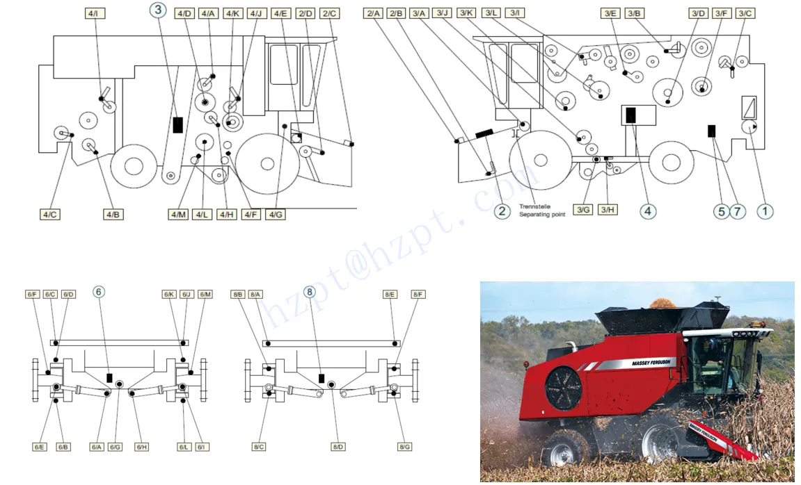 RDF-EALP-G Series Grease Electric Drive Piston Pumps Lubrication Pump for CLAAS LEXION 780 - 770 Replacement of BEKA EP/RDF-1