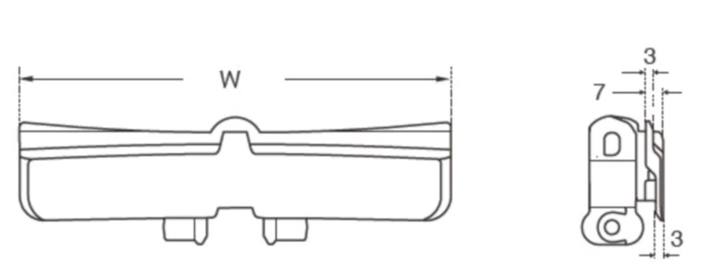 Plastic Flexible Chains Plain Chain Replacement Of System Plast N - 175P