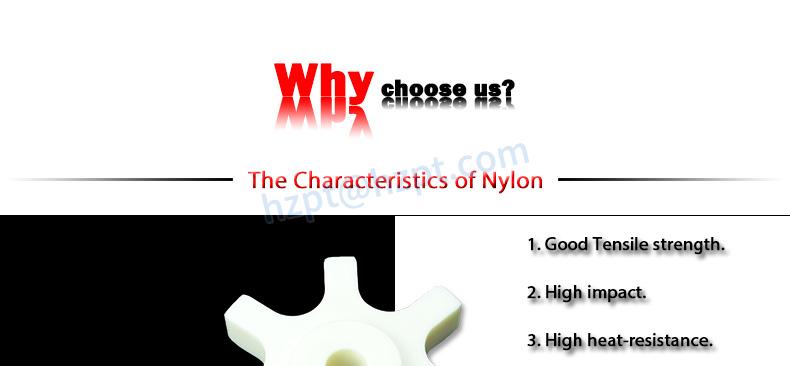 Low Noise Oil Casting Mc Nylon Star Wheel CNC