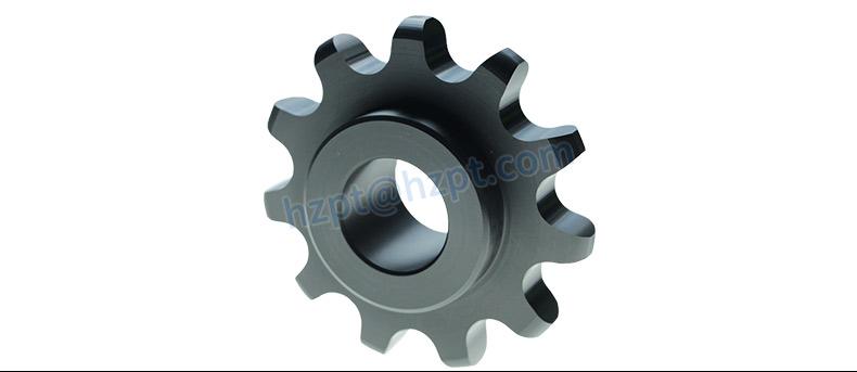 Black Pom Plastic Sprocket Wheel Plastic Gear