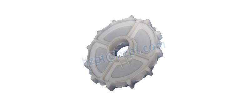 White CNC Machining Delrin Star Wheel Pom Big Star Wheel Plastic Gear