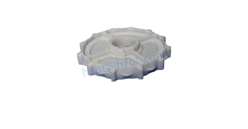 White CNC Machining Delrin Star Wheel Pom Big Star Wheel Plastic Gear