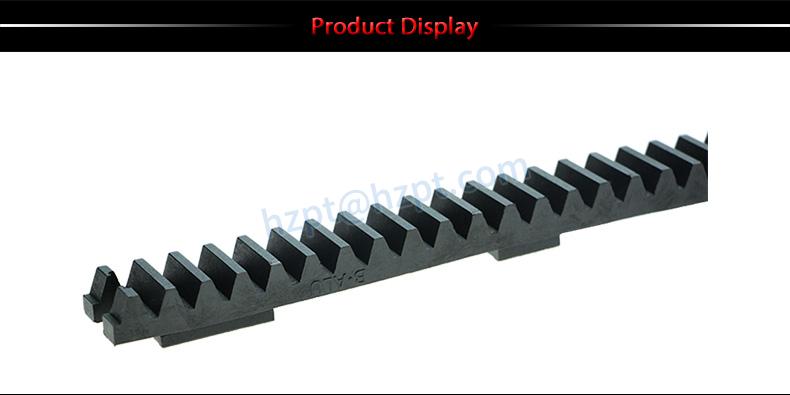 Nylon CNC Plastic Gear Rack Wear Resistant Rack Pinion