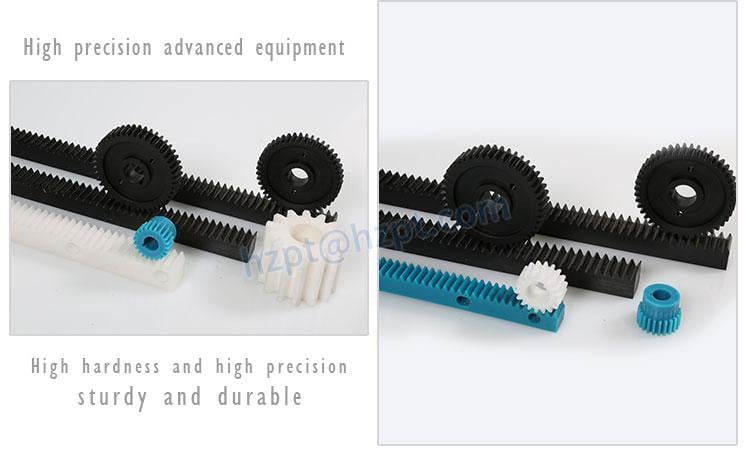 Good Tensile Strength Nylon Plastics Rack for Sliding Gate