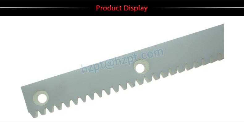 Self-lubrication Flexible Mc Nylon Gears Rack Plastic Nylon66 Gear Rack