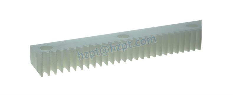 Self-lubrication Flexible Mc Nylon Gears Rack Plastic Nylon66 Gear Rack