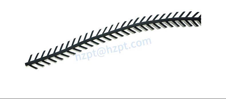 Flexible Gear Rack and Pinion High Precision Polyamide Nylon PA66 Plastic Gear Rack