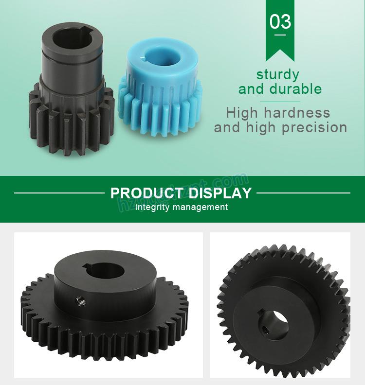 Gear Manufacturers Custom Nylon Plastic Pinion Gear