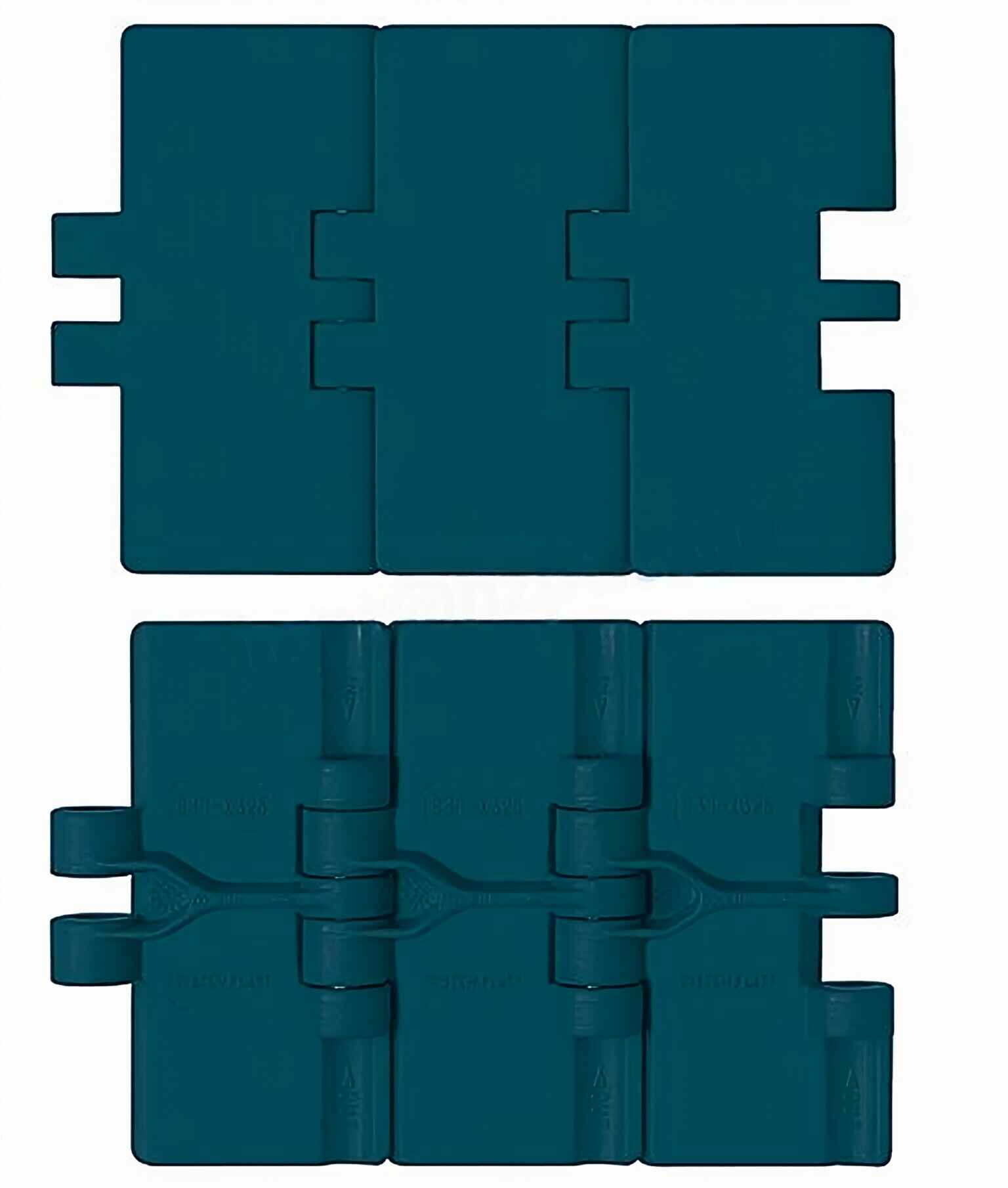 Plastic Flat Top Chain Single Hinge Straight Replacement Of System Plast 831