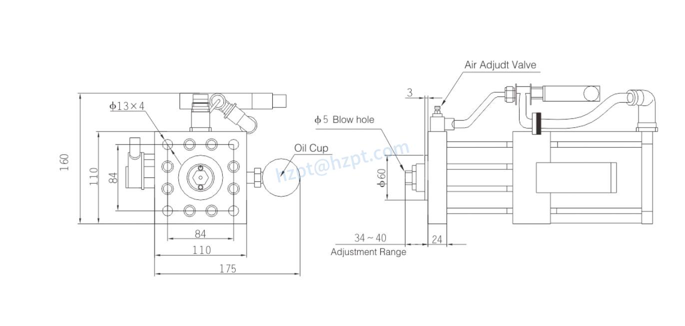 Pneumatic Unclamp Cylinder