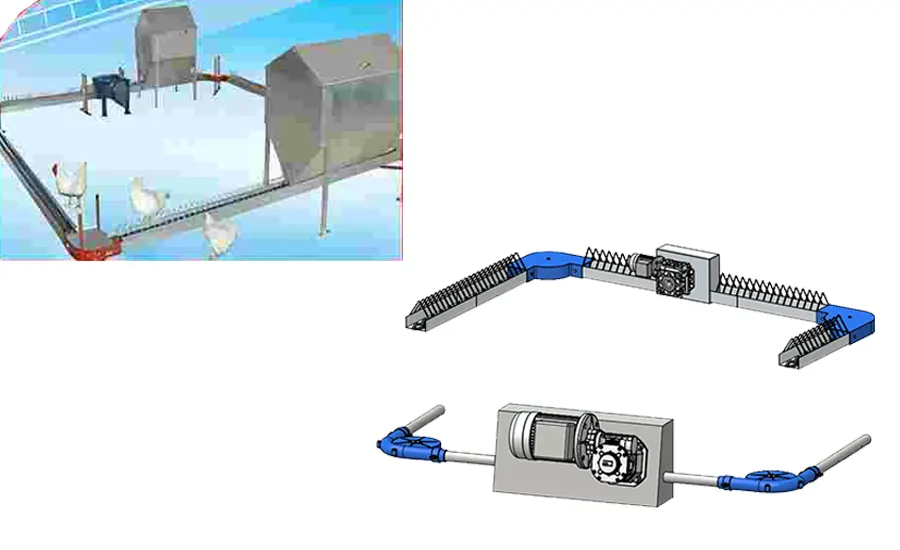 Poultry Feeding System Gearbox