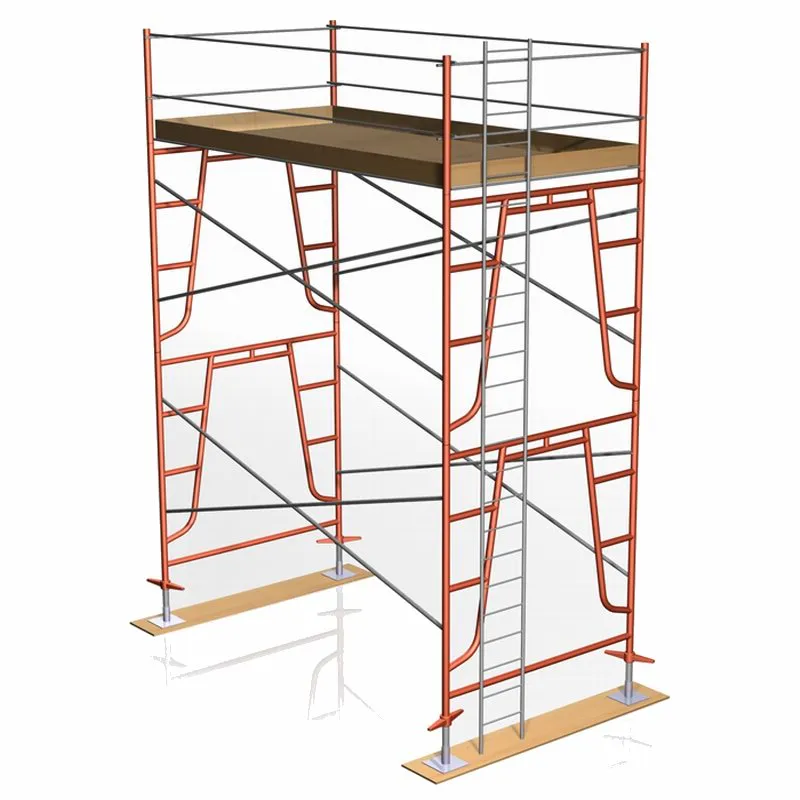 Powder Coated Steel Access Ladder For Frame Scaffolding