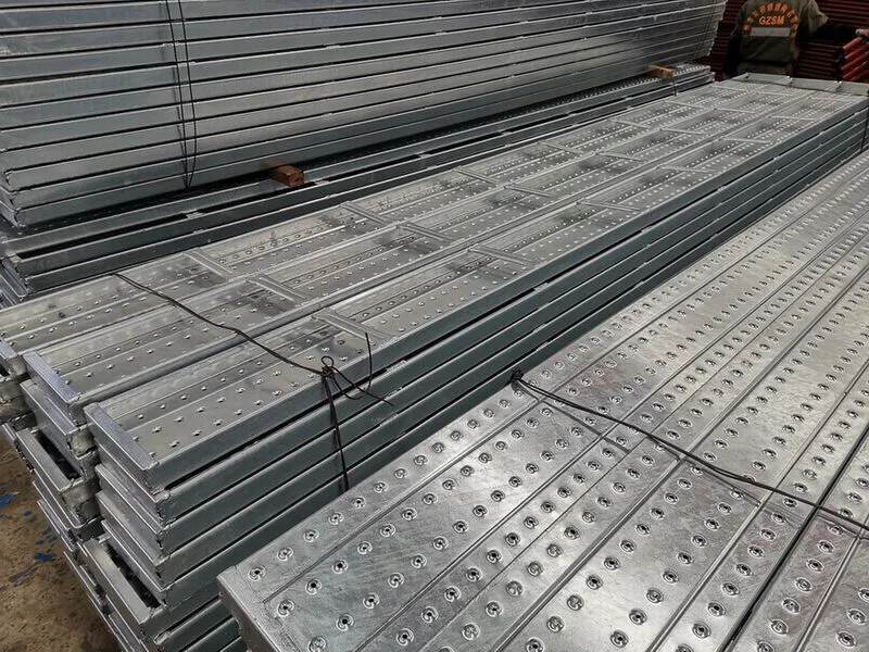 Pre-Galvanized South-East Asia Type Steel Planks Without Hooks