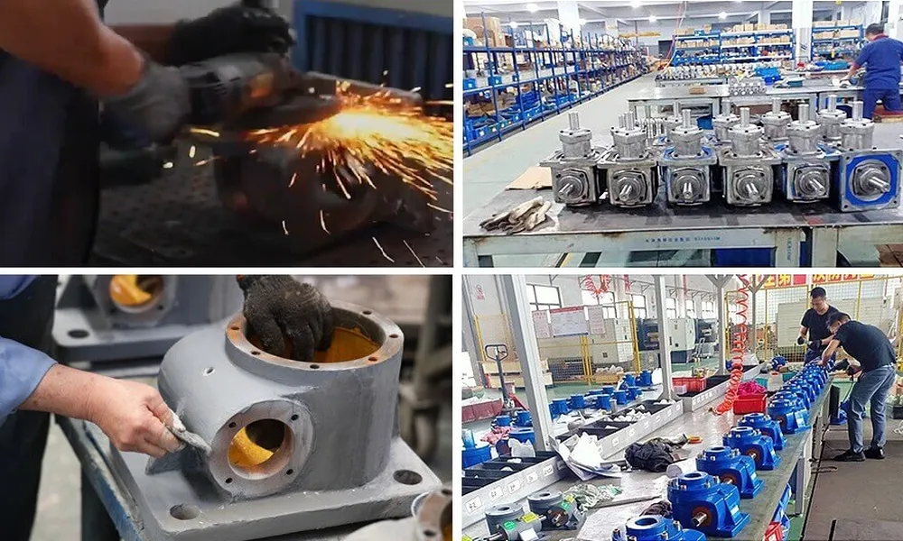 SWL Series Double Input Shafts Worm Gear Screw Jack for Construction Jump Form