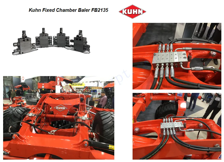 RDF-MX-F Series Valves Grease&Oil Progressive Distributor Lubrication Distributor for KRONE Silage machine OEM 186-901.5+912 Replacement of BEKA MX-F