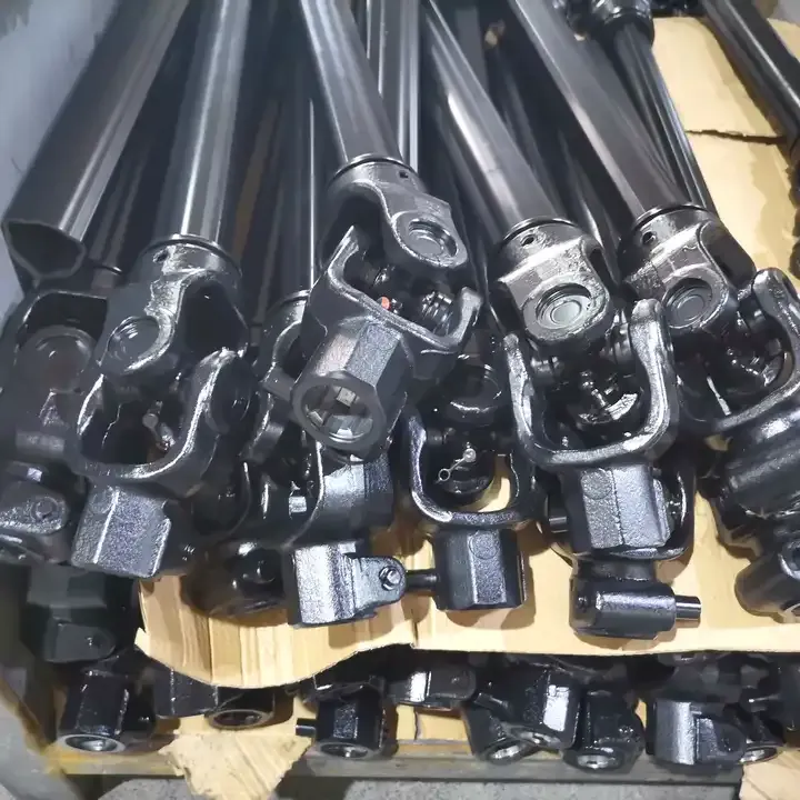 Steel Push Pin Yokes Triangular tube T50 50HP Drive Shaft Universal Joint 30.2*80 L 900mm 21Teeth Without Cover