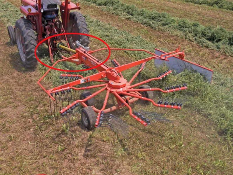 Rotary Rake Gearbox - Replacement of Comer Code K-791A 7.2:1