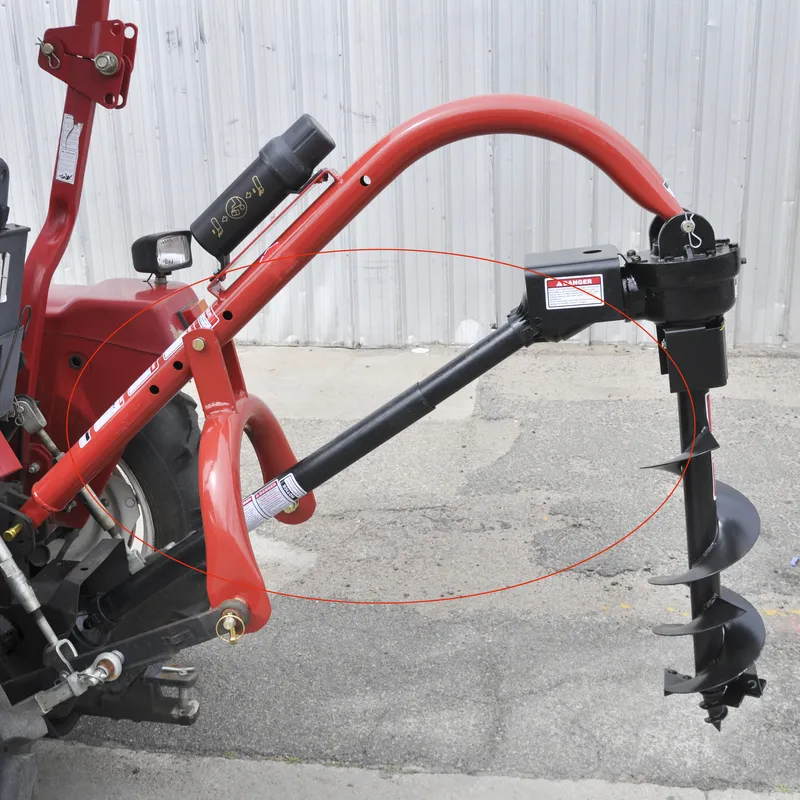 6 Inch Standard Duty Earth Auger for 3-Point Tractor Mounted Post Hole Diggers