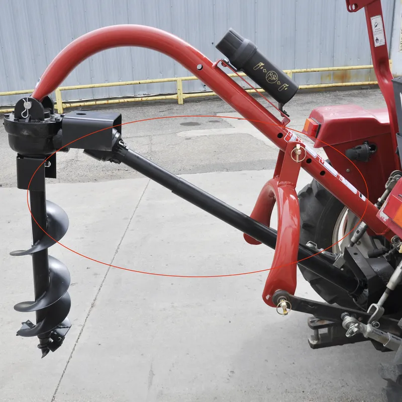 6 Inch Standard Duty Earth Auger for 3-Point Tractor Mounted Post Hole Diggers