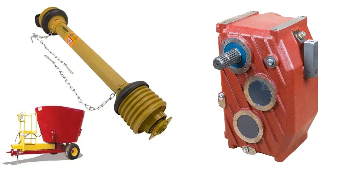 Horizontal Feed Mixer Gearbox-Replacement of Comer D732A Gearbox 1:1/1.93:1