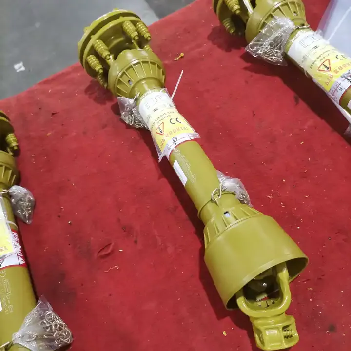 Agricultural Machinery Parts: T6 2100 13B FF1 YBIIP 60hp Tractor Shaft with Quick Release Yoke and Yellow Black Wave Cover