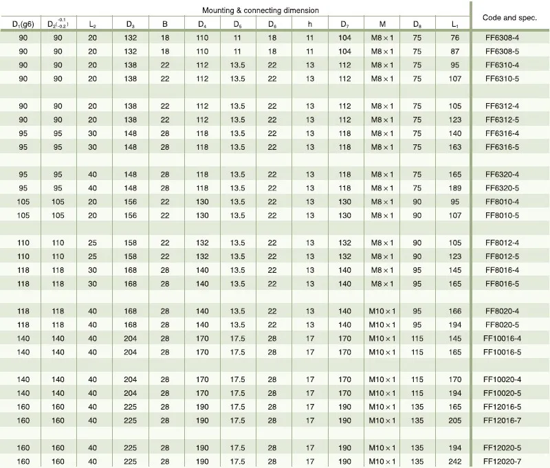 Ball Screw With FF/FFZ Type Inner Cycle Single Nut