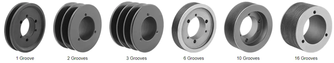 Quick Disconnect (QD) Bushing Bore V-Belt Pulleys