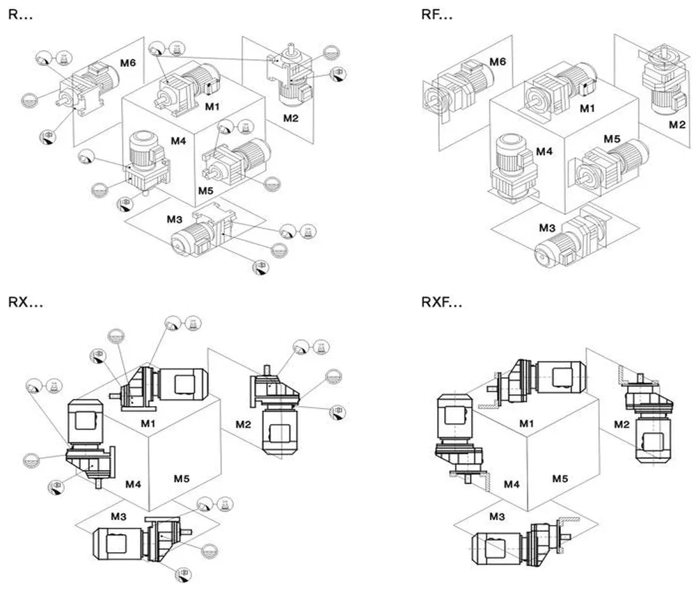 EPR Series Foot Mounted Helical Gearbox