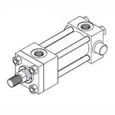 Rear Cover Trunnion Four Rod Hydraulic Cylinder