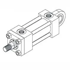 Rear Earring With Spherical Bearing Four Rod Hydraulic Cylinder