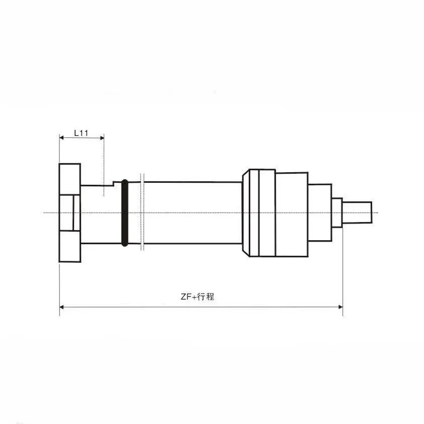 Rear Method Orchid Type Metallurgical Hydraulic Cylinder