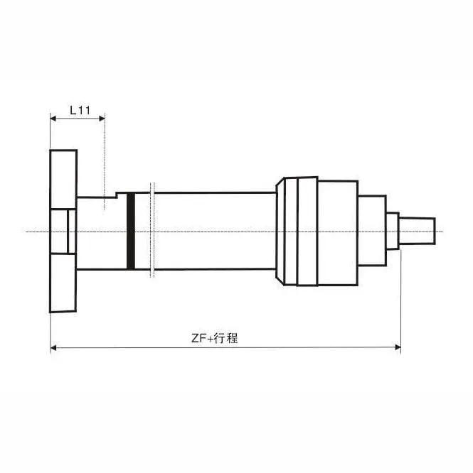 Rear Rectangular Flange Type Metallurgical Hydraulic Cylinder