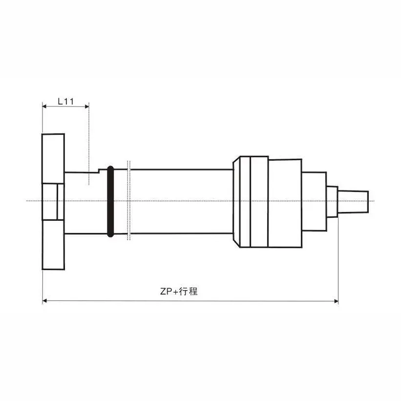 Rear Round Flange Type Metallurgical Hydraulic Cylinder